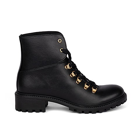 Chunky Sole Boot Black